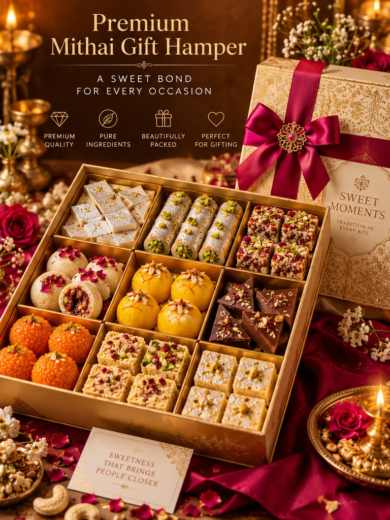 Premium mithai gift hamper